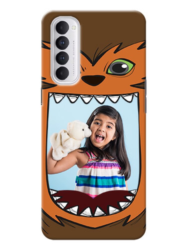 Custom Reno 4 Pro Phone Covers: Owl Monster Back Case Design