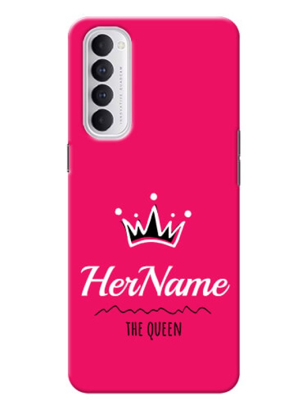 Custom Reno 4 Pro Queen Phone Case with Name