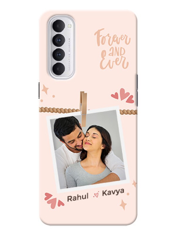 Custom Reno 4 Pro Phone Back Covers: Forever and ever love Design