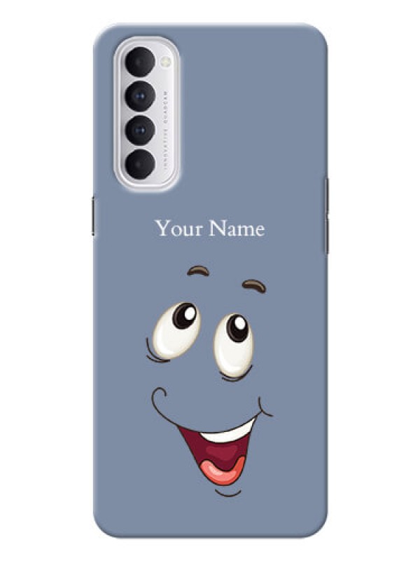 Custom Reno 4 Pro Phone Back Covers: Laughing Cartoon Face Design
