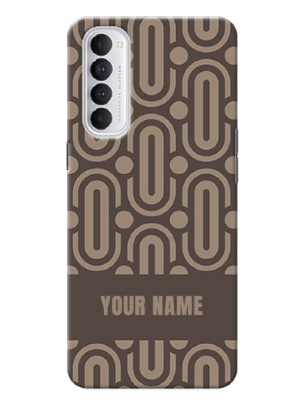 Custom Reno 4 Pro Custom Phone Covers: Captivating Zero Pattern Design
