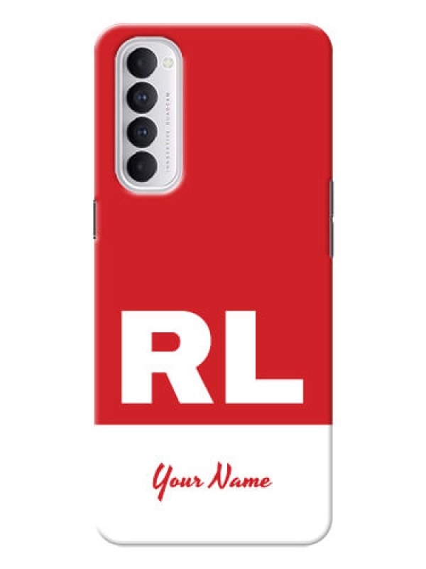 Custom Reno 4 Pro Custom Phone Cases: dual tone custom text Design