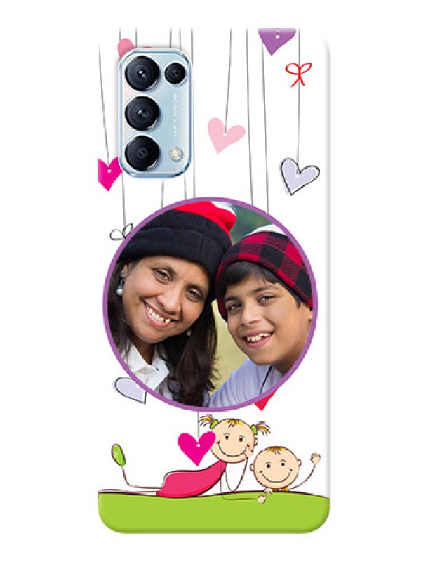 Custom Reno 5 Pro 5G Mobile Cases: Cute Kids Phone Case Design
