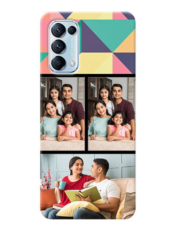 Custom Reno 5 Pro 5G personalised phone covers: Bulk Pic Upload Design