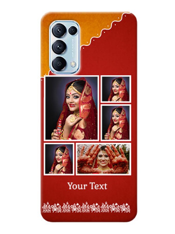 Custom Reno 5 Pro 5G customized phone cases: Wedding Pic Upload Design