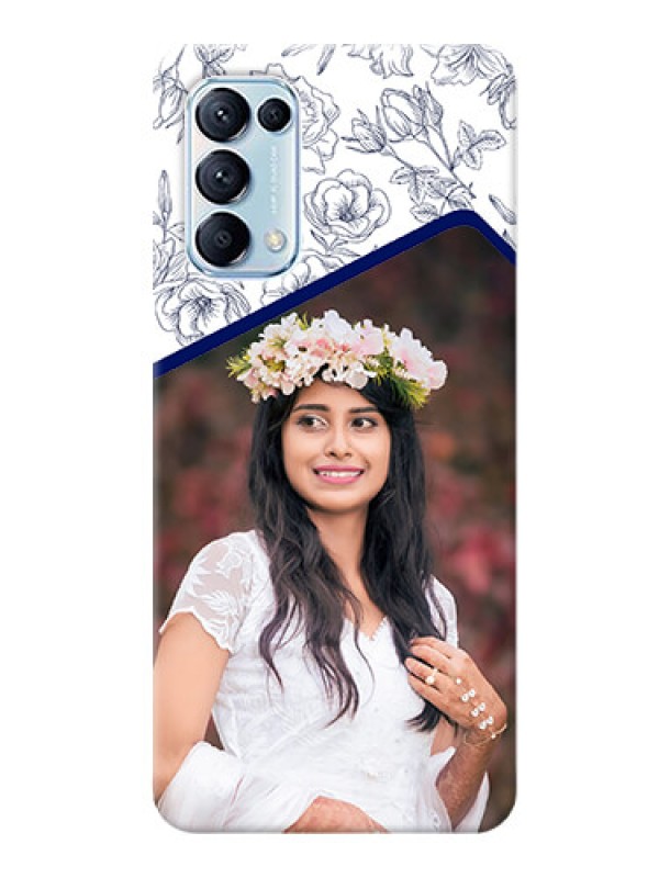 Custom Reno 5 Pro 5G Phone Cases: Premium Floral Design