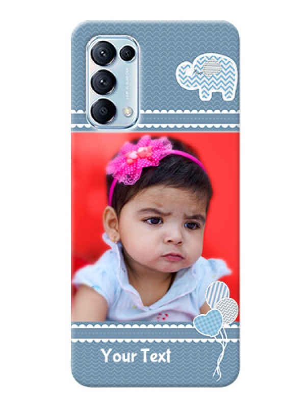 Custom Reno 5 Pro 5G Custom Phone Covers with Kids Pattern Design