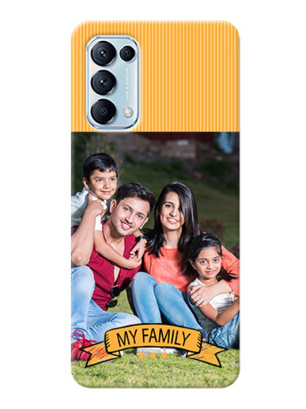 Custom Reno 5 Pro 5G Personalized Mobile Cases: My Family Design