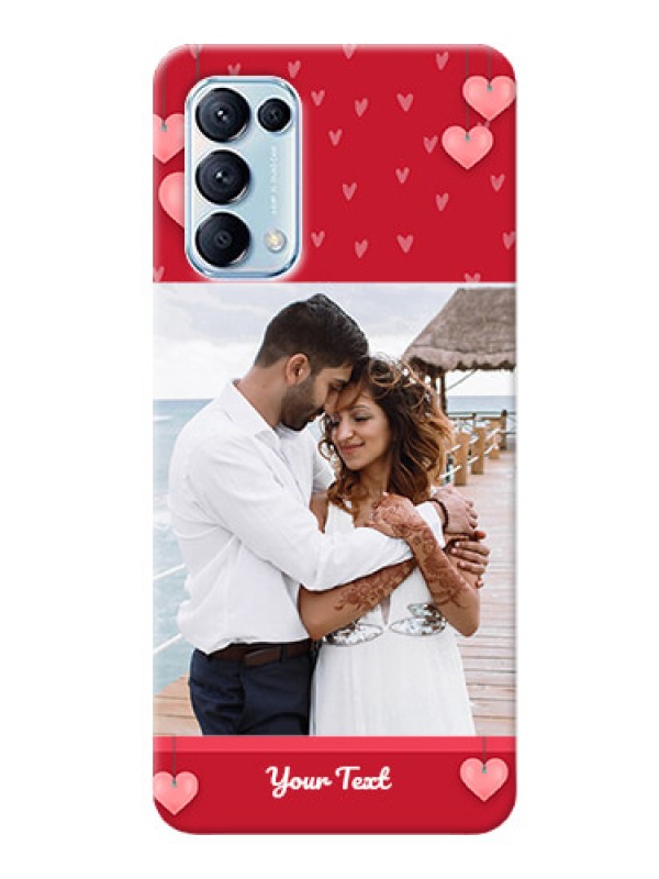 Custom Reno 5 Pro 5G Mobile Back Covers: Valentines Day Design