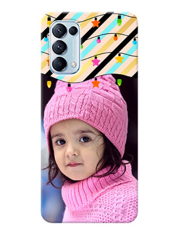 Custom Reno 5 Pro 5G Personalized Mobile Covers: Lights Hanging Design