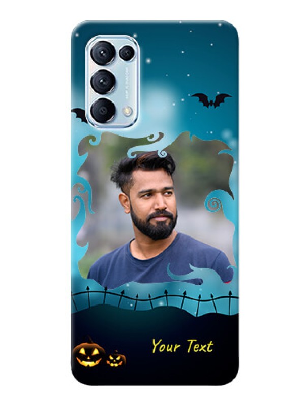 Custom Reno 5 Pro 5G Personalised Phone Cases: Halloween frame design
