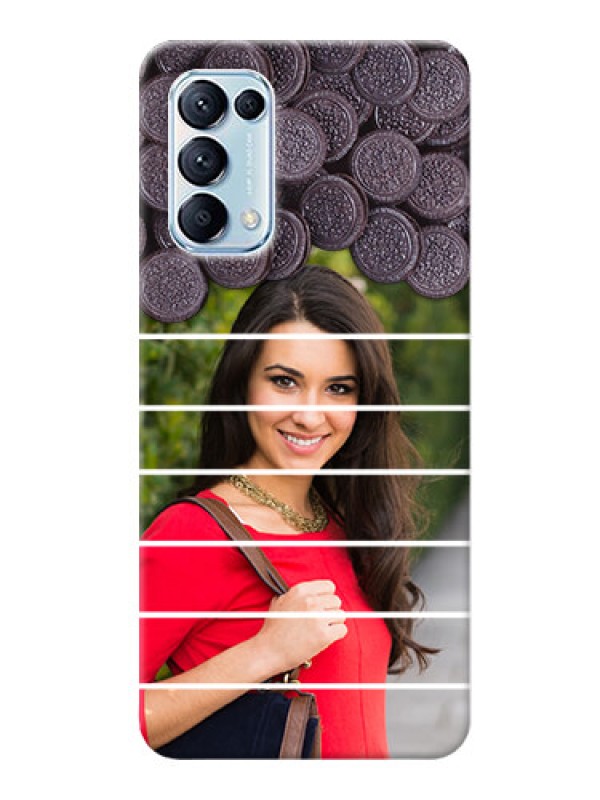 Custom Reno 5 Pro 5G Custom Mobile Covers with Oreo Biscuit Design