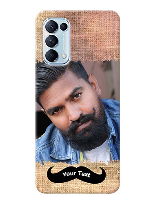 Custom Reno 5 Pro 5G Mobile Back Covers Online with Texture Design