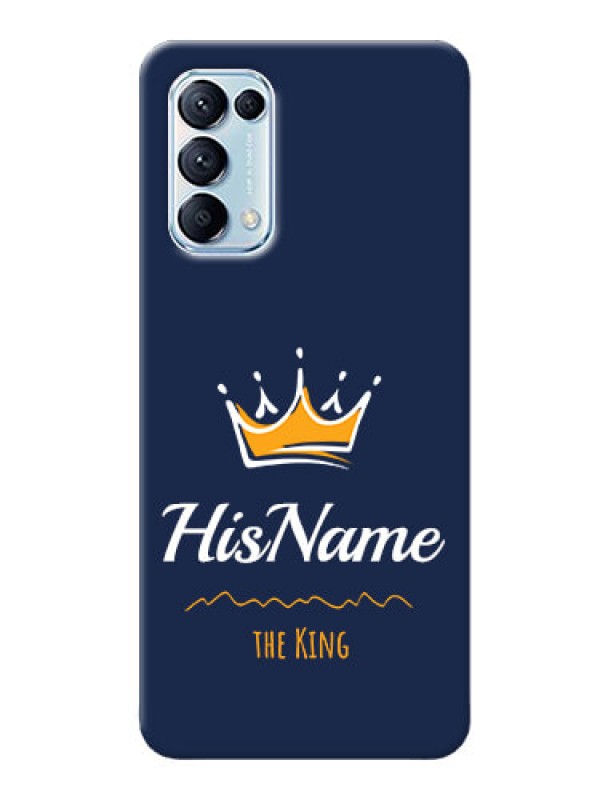Custom Reno 5 Pro 5G King Phone Case with Name