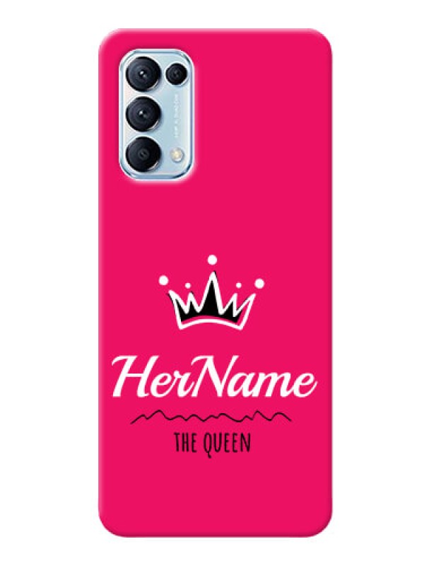 Custom Reno 5 Pro 5G Queen Phone Case with Name