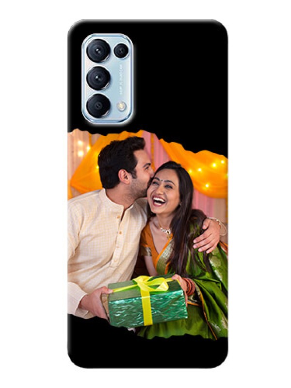 Custom Reno 5 Pro Custom Phone Covers: Tear-off Design