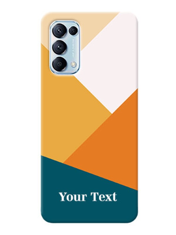 Custom Reno 5 Pro Custom Phone Cases: Stacked Multi-colour Design