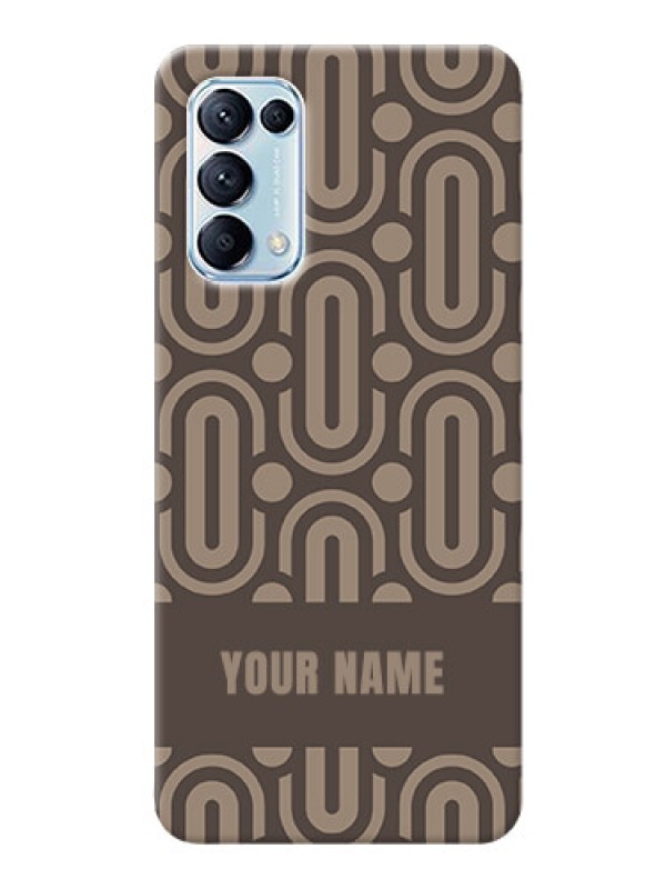 Custom Reno 5 Pro Custom Phone Covers: Captivating Zero Pattern Design