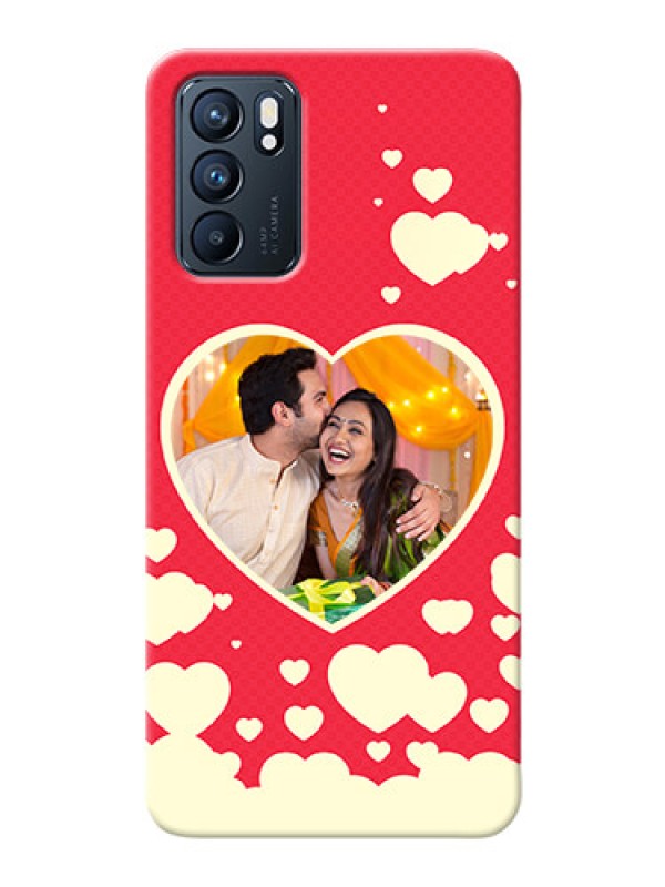 Custom Reno 6 5G Phone Cases: Love Symbols Phone Cover Design