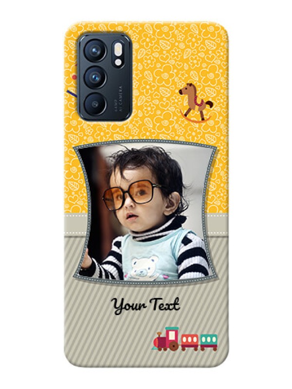 Custom Reno 6 5G Mobile Cases Online: Baby Picture Upload Design