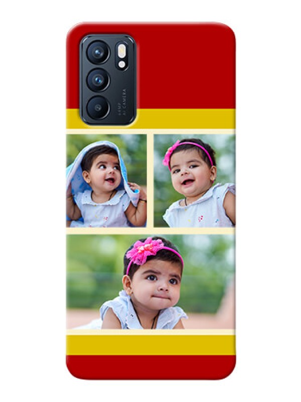Custom Reno 6 5G mobile phone cases: Multiple Pic Upload Design