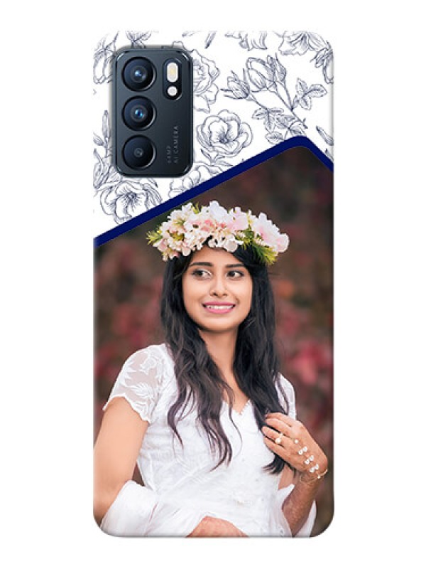 Custom Reno 6 5G Phone Cases: Premium Floral Design