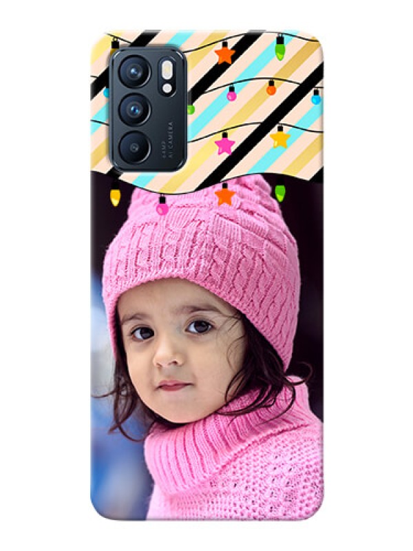 Custom Reno 6 5G Personalized Mobile Covers: Lights Hanging Design
