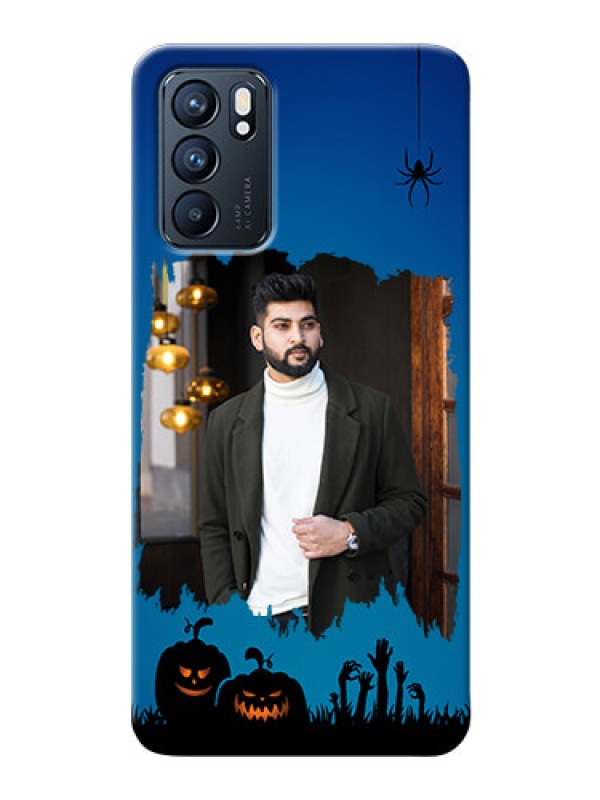 Custom Reno 6 5G mobile cases online with pro Halloween design 