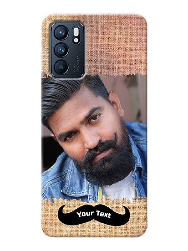 Custom Reno 6 5G Mobile Back Covers Online with Texture Design