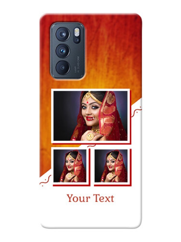 Custom Reno 6 Pro 5G Personalised Phone Cases: Wedding Memories Design 