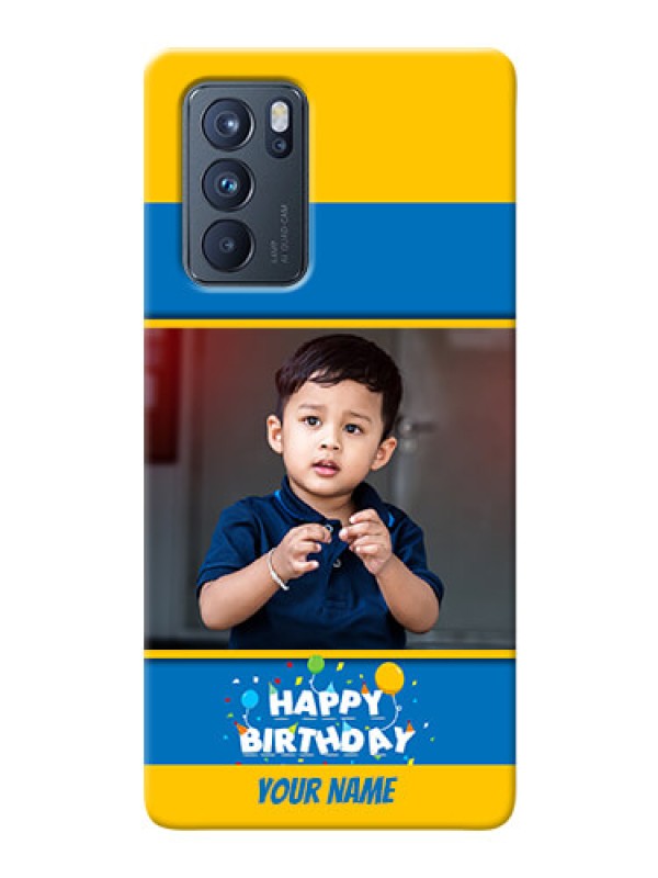 Custom Reno 6 Pro 5G Mobile Back Covers Online: Birthday Wishes Design