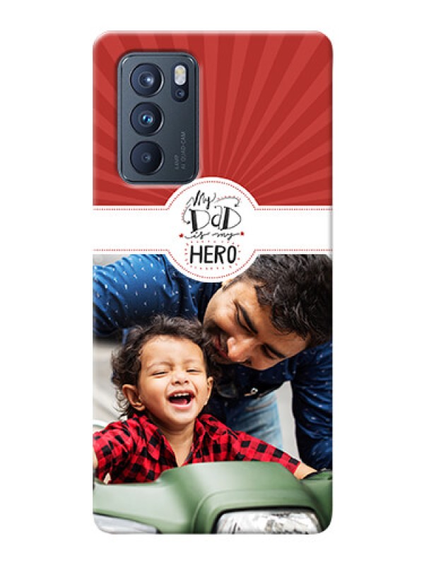 Custom Reno 6 Pro 5G custom mobile phone cases: My Dad Hero Design