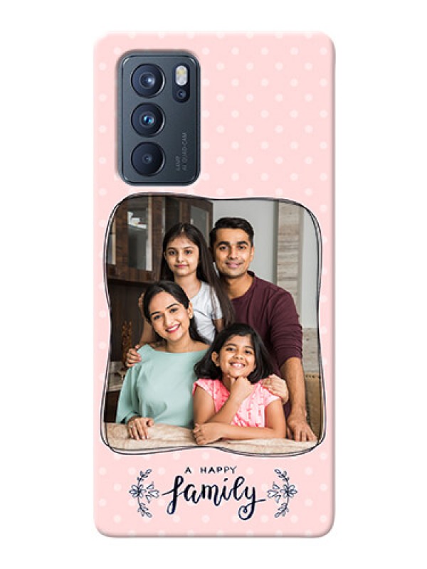 Custom Reno 6 Pro 5G Personalized Phone Cases: Family with Dots Design