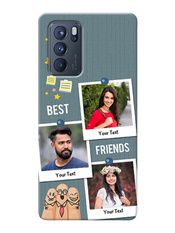 Custom Reno 6 Pro 5G Mobile Cases: Sticky Frames and Friendship Design