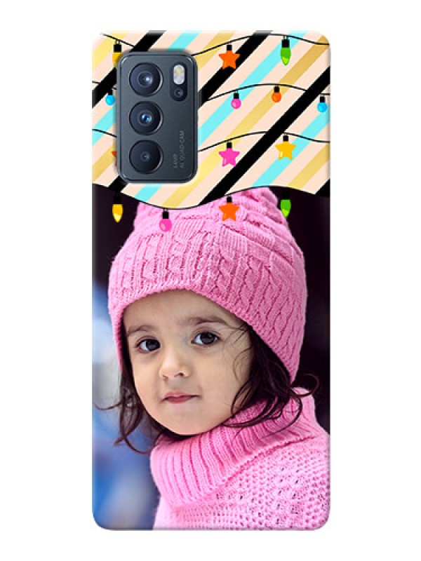 Custom Reno 6 Pro 5G Personalized Mobile Covers: Lights Hanging Design