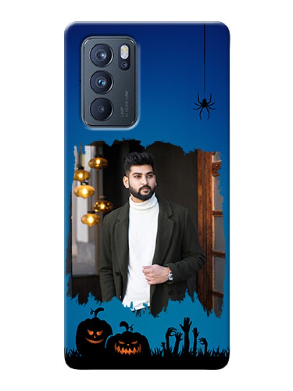 Custom Reno 6 Pro 5G mobile cases online with pro Halloween design 