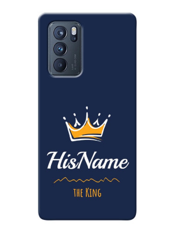 Custom Reno 6 Pro 5G King Phone Case with Name