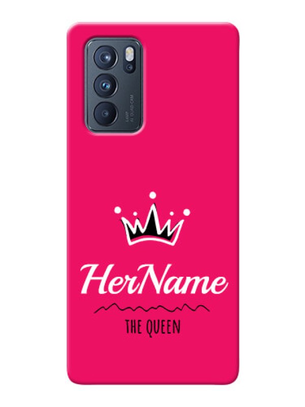 Custom Reno 6 Pro 5G Queen Phone Case with Name