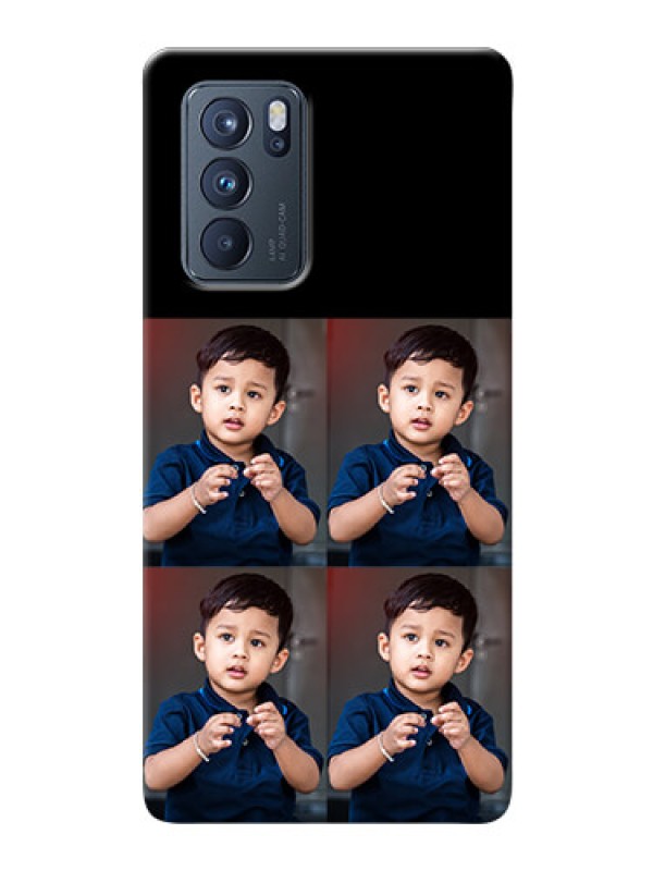 Custom Reno 6 Pro 5G 4 Image Holder on Mobile Cover
