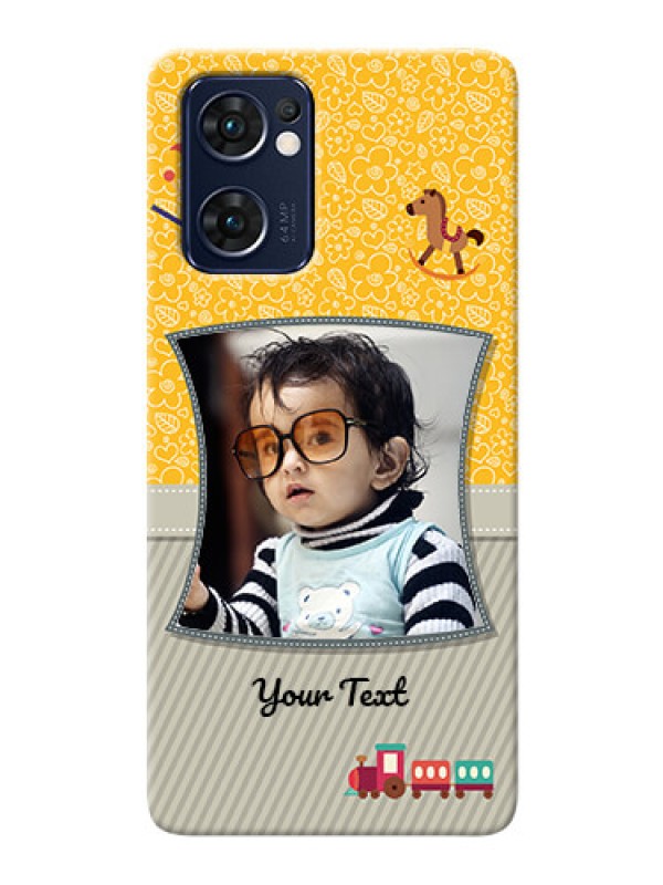 Custom Reno 7 5G Mobile Cases Online: Baby Picture Upload Design