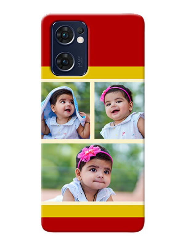 Custom Reno 7 5G mobile phone cases: Multiple Pic Upload Design