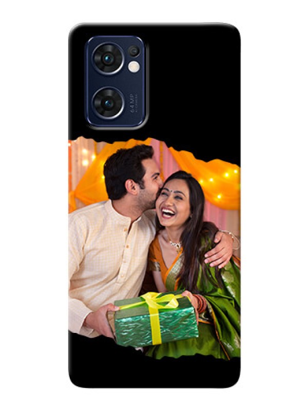 Custom Reno 7 5G Custom Phone Covers: Tear-off Design