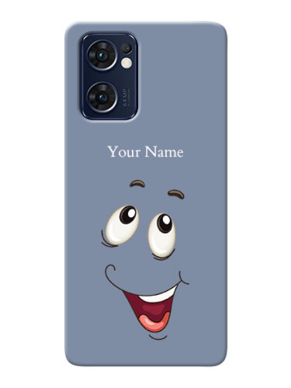 Custom Reno 7 5G Phone Back Covers: Laughing Cartoon Face Design
