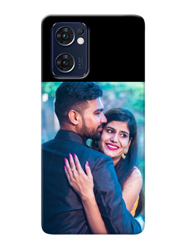 Custom Oppo Reno 7 5G Custom Hard Phone Case - Upload Full Picture With Custom Color Design