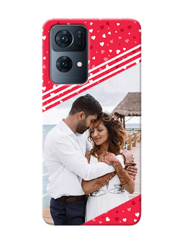 Custom Reno 7 Pro 5G Custom Mobile Covers: Valentines Gift Design