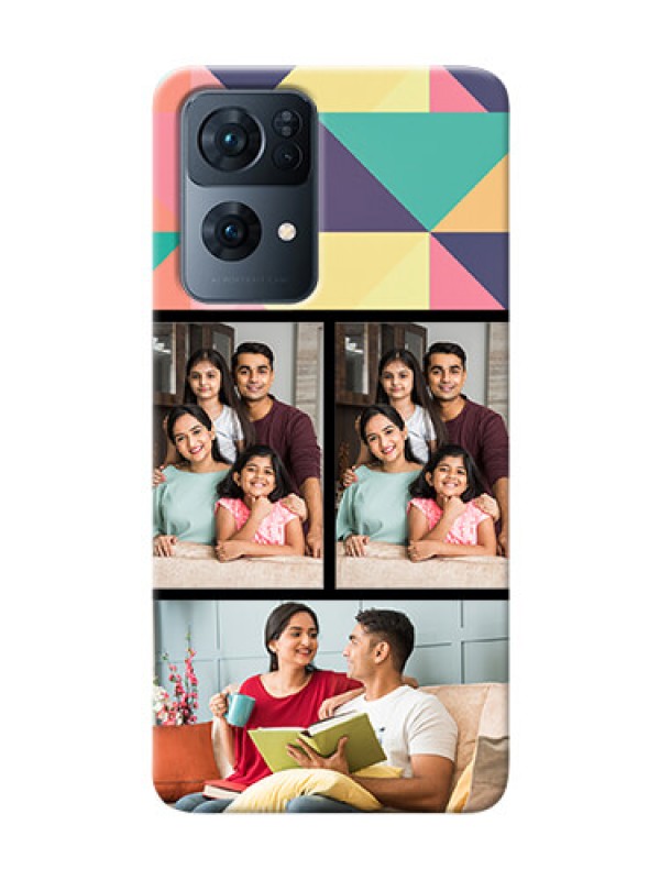 Custom Reno 7 Pro 5G personalised phone covers: Bulk Pic Upload Design