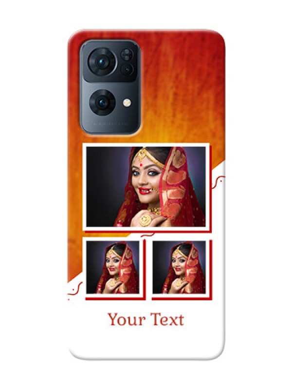 Custom Reno 7 Pro 5G Personalised Phone Cases: Wedding Memories Design 