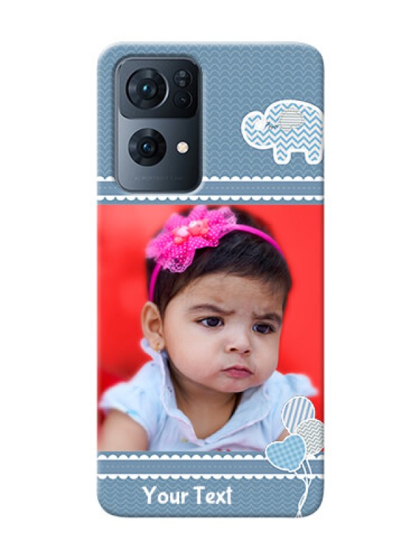 Custom Reno 7 Pro 5G Custom Phone Covers with Kids Pattern Design