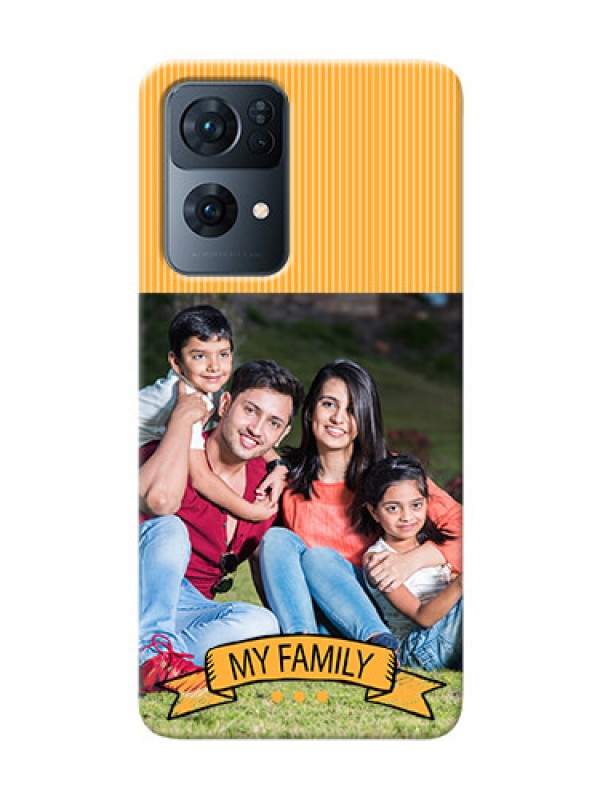Custom Reno 7 Pro 5G Personalized Mobile Cases: My Family Design