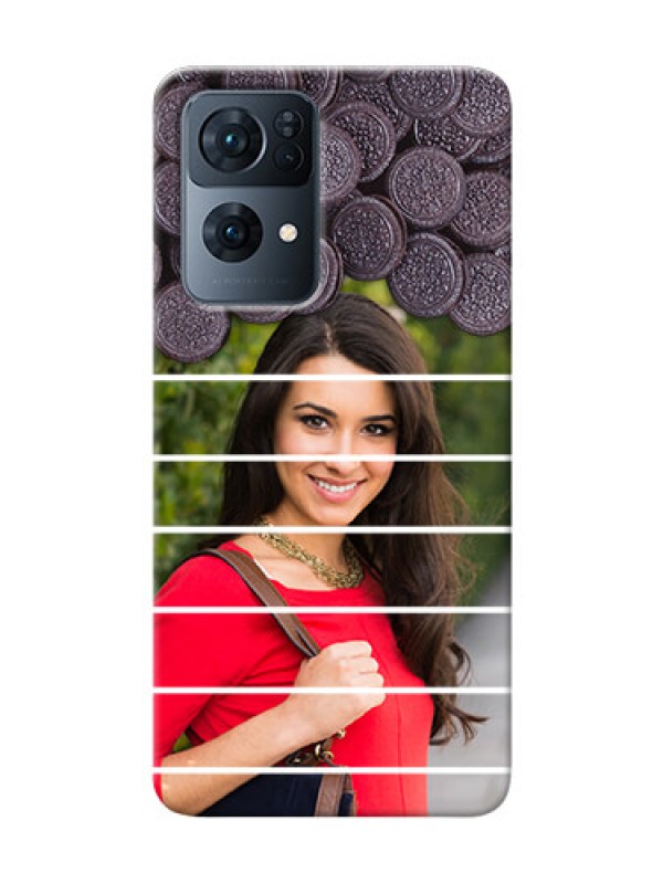 Custom Reno 7 Pro 5G Custom Mobile Covers with Oreo Biscuit Design